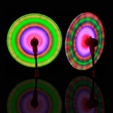 FLASHİNG LİGHT UP LED SPİNNİNG RENKLİ LED IŞIKLI DÖNEN UFO PERVANE SESLİ IŞIKLI YEŞİL DEĞİRMEN IŞIK