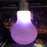 LIGHTBULB PİNK GLASS DECORATION LED LİGHT VIP KALİTE DEKOR PEMBE AMPUL LED LAMBA RENKLİ LED IŞIKLI