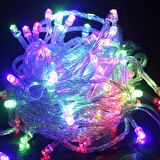 10 METRE RENKLİ LED IŞIK RENKLİ İP LED IŞIK KABLO IŞIK 220V FİŞLİ IŞIK DEKORASYON IŞIĞI NOEL IŞIĞI