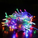 10 METRE RENKLİ LED IŞIK RENKLİ İP LED IŞIK KABLO IŞIK 220V FİŞLİ IŞIK DEKORASYON IŞIĞI NOEL IŞIĞI