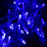 PROFESYONEL IP44 DIŞ MEKAN IŞIĞI 10 METRE MAVİ LED IŞIK SU GEÇİRMEZ SABİT YANAR 100 LEDLİ EKLEMELİ