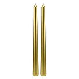 10 PCS VIP CHRISTMAS CANDLE METALLIC BRIGHT GOLD CANDLESTICK 10ADET GOLD ŞAMDAN MUMU YILBAŞI MUMLARI