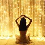 2X2 METRE 10 DALLI 140 LEDLİ GÜN IŞIĞI SALKIM LED IŞIK SALKIM IŞIK GÜN IŞIĞI LED IŞIK MODLU FİŞLİ