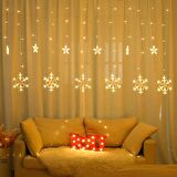 GÜN IŞIĞI SALKIM LED IŞIK KAR TANESİ SALKIM IŞIK YILBAŞI IŞIĞI YILBAŞI SÜSLEME IŞIĞI 220V EKLEMELİ