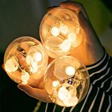 GÜN IŞIĞI SALKIM LED IŞIK BÜYÜK TOP SALKIM IŞIK TOP LED IŞIK YILBAŞI IŞIĞI YILBAŞI SÜSLEME IŞIĞI