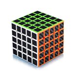 1 PCS 5X5 QY SPEED CUBE 5X5 CORBON FİBER CUBE 1ADET VIP 5X5 ZEKA KÜPÜ 5X5 HIZ KÜPÜ 5X5 RUBİKS CUBE