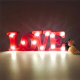 VIP LED IŞIKLI LOVE YAZISI GÜN IŞIĞI LED IŞIKLI DEKOR LOVE YAZI SEVGİLİLER GÜNÜNE ÖZEL DEKOR IŞIK