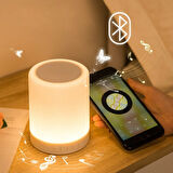 RGB TOUCH LAMP PORTABLE SPEAKER LED IŞIKLI HOPARLÖR KAMP LAMBASI ÇADIR LAMBASI  RGB LED IŞIKLAR