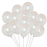 25 ADET VIP KALİTE PARLAK METALİK BEYAZ BALON HELYUM GAZI UYUMLUDUR VIP SHINY METALLIC WHİTE BALLOON