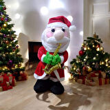 VIP KALİTE DANS EDEN SAKSAFON ÇALAN NOEL BABA MÜZİKLİ NOEL BABA NOEL BABA YILBAŞI SÜSLERİ