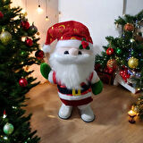 VIP KALİTE DANS EDEN HEDİYE ÇUVALLI NOEL BABA MÜZİKLİ NOEL BABA NOEL BABA YILBAŞI SÜSLERİ