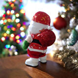 VIP KALİTE DANS EDEN HEDİYE ÇUVALLI NOEL BABA MÜZİKLİ NOEL BABA NOEL BABA YILBAŞI SÜSLERİ
