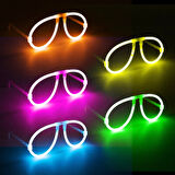 7 ADET GLOW STİCK GÖZLÜK VIP DELUXE KALİTE GLOW GÖZLÜK NEON GÖZLÜK IŞIKLI GÖZLÜK FOSFOR GÖZLÜK VIP