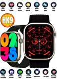 Watch 8 HK9 Pro Akıllı Saat Amoled Ekran 45 MM Kasa Siri,Nabız,Nfc,Pusula,Su Geçirmez