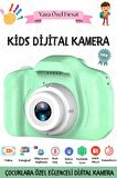 Çocuk Fotoğraf Makinesi Mini Dijital Fotoğraf Makinesi 1080p Hd Selfie Kamera