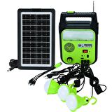 dat-9012b solar panelli radyolu çok foksiyonlu kamp feneri