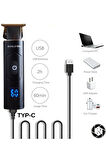 Gold Tech Ultra Güçlü Saç Sakal Traş Makinesi 6500 Mrp Motor Hızı Gt-901