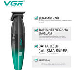 VGR V-906 DLC T-Blade tıraş makinesi Makinesi - 9000 RPM