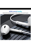 iPhone 15 için C tipi kablolu kulaklık Pro Max In-Ear Sumsung Onepuls Xiaomi Redmi için Mic