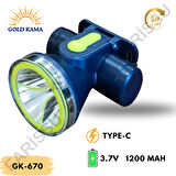GOLD KAMA GK-670 –Düşük modda  10 Saat Kesintisiz Aydınlatma!