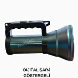 200W LED Şarjlı Kamp Feneri & El Feneri | 8800 mAh | 3 Işık Modlu | Powerbank Özellikli
