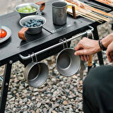 Naturehike Multifunctional Travel Barbecue + Katlanabilir Masalı BLACK
