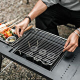 Naturehike Multifunctional Travel Barbecue + Katlanabilir Masalı BLACK