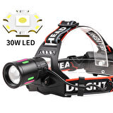 OR-T201 USB’li Kafa Lambası | 30W 2000 Lümen | 2 Adet 18650 Pil Dahil