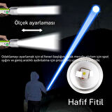 Gold Orion OR-520A | Zoomlu Şarjlı El Feneri | 50W Zoom Gücü | 8 Mod | Manyetik | Tip-C Şarj