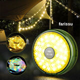 8 Fonksiyonlu 10 Metre RGB LED Kamp Lambası | Powerbank Özellikli, Type-C Şarjlı, Taşınabilir Işık Zinciri