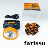 YEMAO YM-307 Şarjlı Kafa Lambası | 1800 mAh LED Baş Feneri