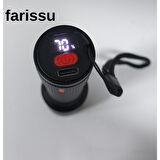 15 Watt Zoomlu Şarjlı El Feneri - Güçlü LED Işıklı, Taşınabilir ve Metal Dayanıklı