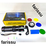Şarjlı LED El Feneri | 100W | 12000 Lümen | 4500 mAh | Zoomlu – Type-C