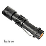 Taktik Tip Zoomlu El Feneri | 2 Adet 1900 mAh Pil + Şarj Cihazı | 3 Mod | Süper Parlak LED