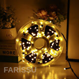 FİŞLİ 50 Metre Dekoratif LED Işıklar - Dış Mekan Yılbaşı ve Süsleme Aydınlatması (8 Fonksiyonlu Gün Işığı)