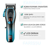 WAER WA-0222 Profesyonel 9000 RPM Manyetik Motorlu Saç Kesme Makinesi