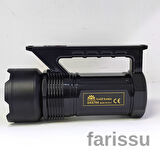 Gold Kama GK6766 20W LED Uzun Mesafe Şarj Edilebilir Projektör El Feneri