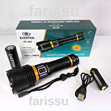 RT-453 50W 1000 Lumen 4800 mAh 1-1,5 km Menzilli Sarjli El Feneri