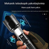 SMALL SUN SM-316 50W 1000 Lümen 800m Menzilli Şarjlı LED El Feneri