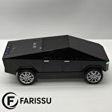 Araba Tasarımlı Bluetooth Hoparlör 15W RGB Işıklı Kablosuz Speaker – FM Radyo, USB, AUX, TF Kart Girişi