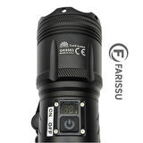 100W Lazer LED El Feneri - 2200 Metre Menzil, 7200mAh Powerbank Özellikli, Dijital Göstergeli ve 5 Mod