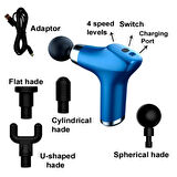 Sırt ve Boyun Ağrılarına Cep Boyu Çözüm: Gold Orion Mini Masaj Tabancası (4 Başlıklı & Şarjlı)