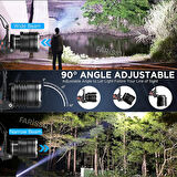 30W Ultra Güçlü Kafa Lambası (3000 Lümen) + 2 Adet Yedek Pil Hediye!