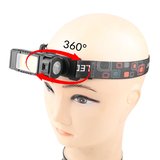 3’ü 1 Arada Şarjlı LED Kafa ve Tamir Lambası - Manyetik Tabanlı, 360° Döner Başlıklı ve Dijital Göstergeli