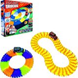 MAGIC TRACK YARIŞ PİSTİ FOSFORLU RAYLAR 168 PARÇA 2.10 CM 1 ARABALI OYUNCAK YARIŞ SETİ EĞİTİCİ OYUNCAK