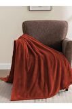 Mulberry Tek Kişilik Polar Battaniye Kiremit 170 x 230 cm