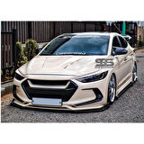 Hyundai Elentra 2016-2018 Uyumlu Yarasa Ayna Kapağı Sinyalli Piano Black Batman