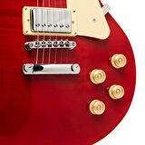 STAGG LES PAUL ELEKTRO GİTAR SEL-DLX W RED