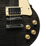 STAGG LES PAUL ELEKTRO GİTAR SEL-DLX TR BLK