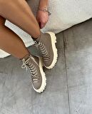 Coppa Hakiki Koyun Kürklü Hakiki Deri Kadın Bot